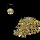 Round Shank Buttons (Pack of 100) - Gold